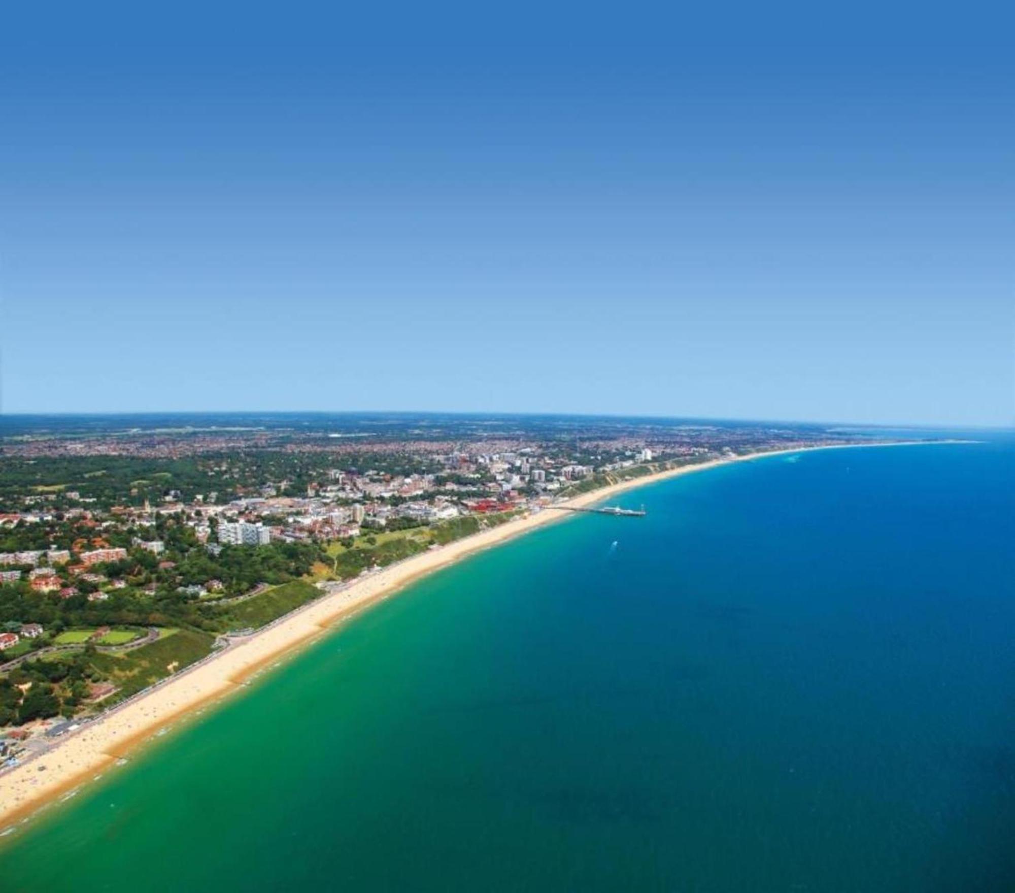 Bournecoast - Clifftop Apartment With Garden -Fm827 Борнмът Екстериор снимка