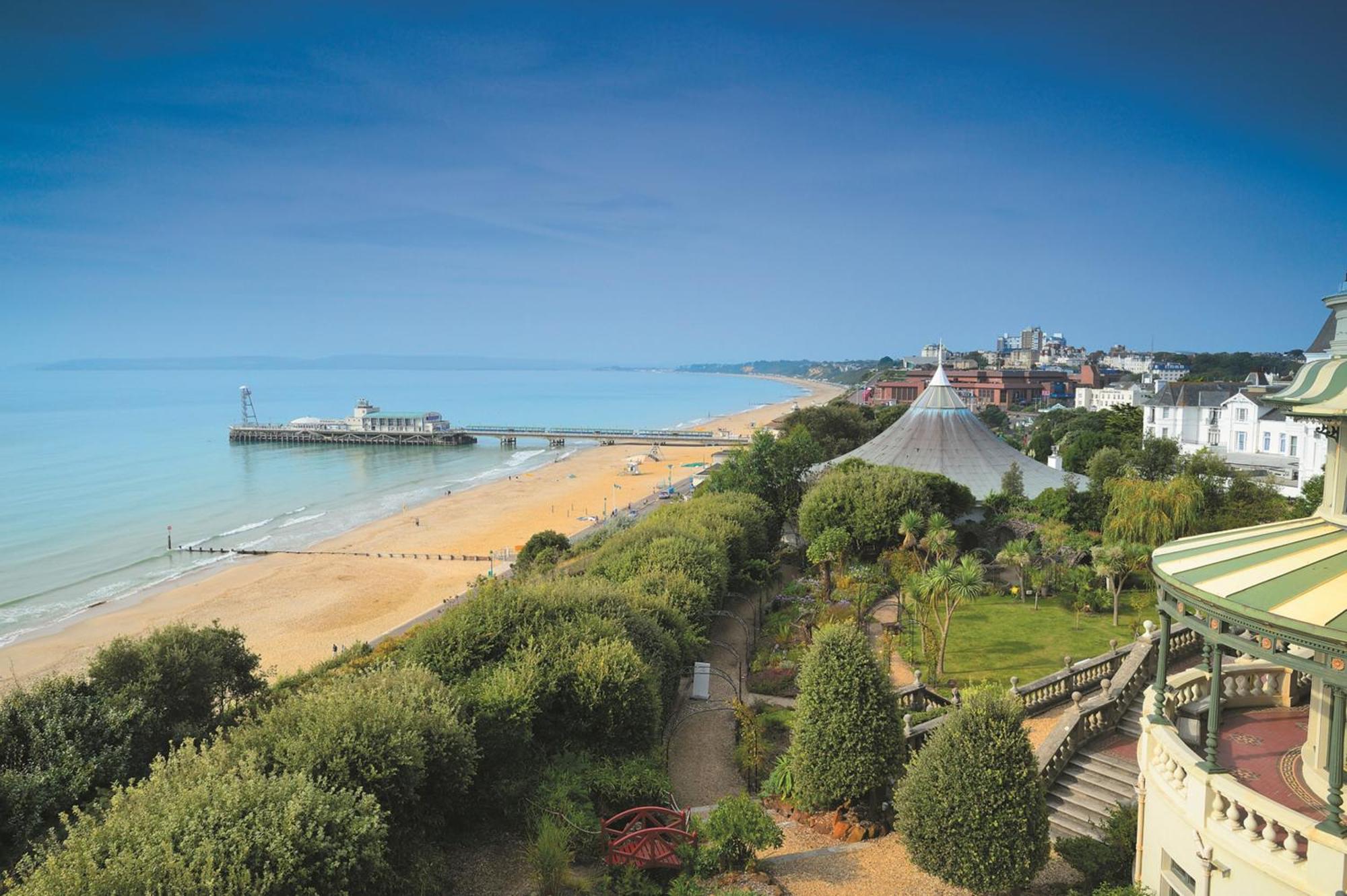 Bournecoast - Clifftop Apartment With Garden -Fm827 Борнмът Екстериор снимка